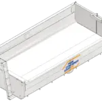 Productfoto van 10m3 container van Puincontainershop.be