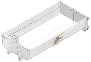 Productfoto van 10m3 container van Puincontainershop.be