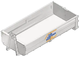 Productfoto van 12m³ container van Puincontainershop.be