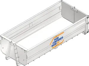 Productfoto van 20m³ container van Puincontainershop.be